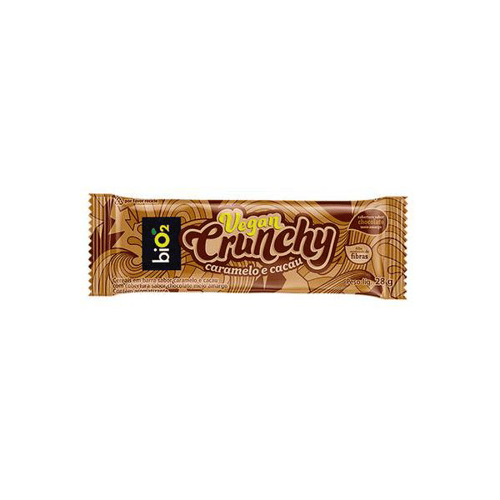 Imagem do produto Barra De Cereal Bio2 Vegan Crunchy Caramelo E Cacau 28G