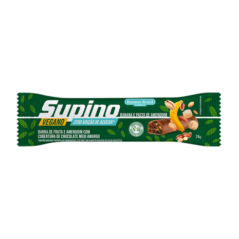 Imagem do produto Barra De Fruta Supino Banana E Pasta De Amendoim Com 24G 24G