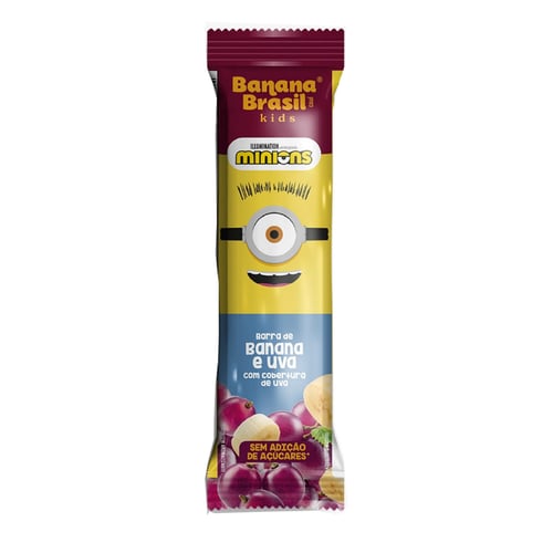 Imagem do produto Barra De Frutas Banana Brasil Kids Minions Banana E Uva 22G 22G