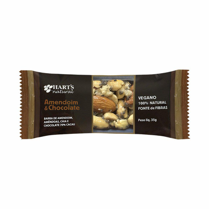 Imagem do produto Barra De Nuts Harts Amendoim E Chocolate 35G