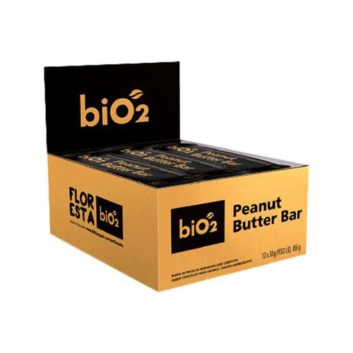 Imagem do produto Barra De Pasta De Amendoim Peanut Butter Bio2 Cx C/ 12 Un De 38G
