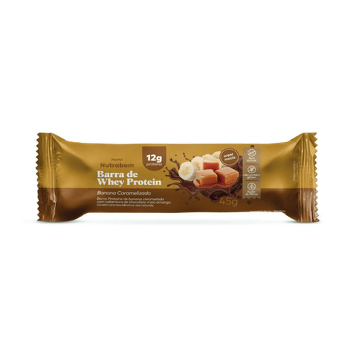 Imagem do produto Barra De Proteína Banana Caramelizada Panvel Nutrabem 45G Panvel Farmácias
