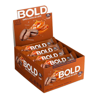 Imagem do produto Barra De Proteína Café E Doce De Leite Bold Cx C/ 12 Un De 60G