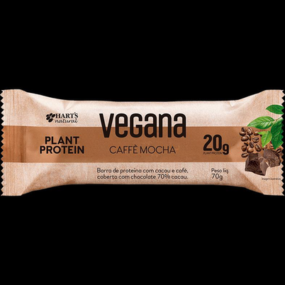 Imagem do produto Barra De Proteína Com Cacau E Café Hart's Natural 70G