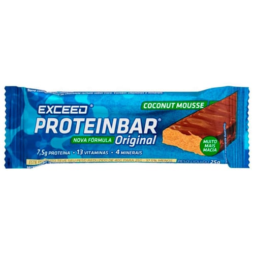 Imagem do produto Barra De Proteína Exceed Proteinbar Original Coconut Mousse 25G