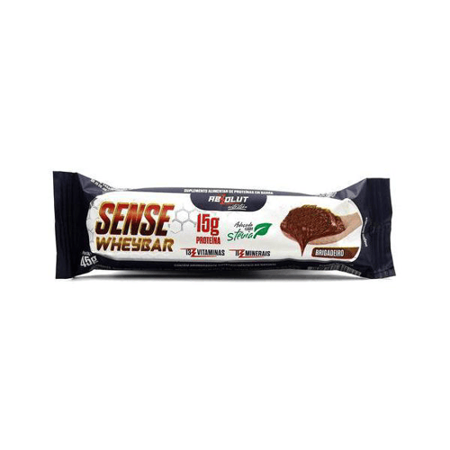Imagem do produto Barra De Proteína Sense Whey Bar Absolut Nutrition Brigadeiro 45G