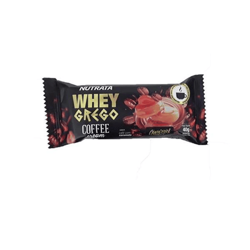 Barra De Proteína Whey Grego Coffee Caramel 1 Unidade