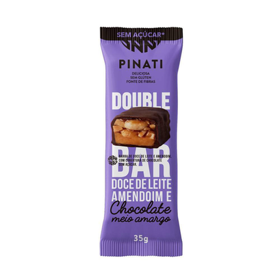 Imagem do produto Barra Pinati Double Bar Doce De Leite Amendoim E Chocolate Meio Amargo 35G Panvel Farmácias