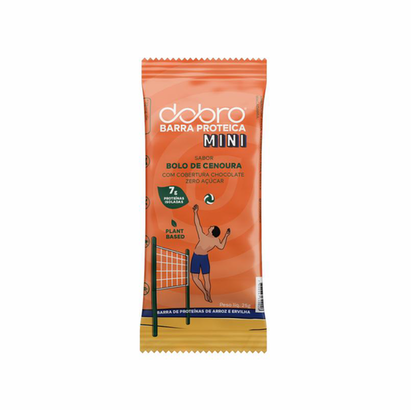 Imagem do produto Barra Proteica Bolo De Cenoura Com Chocolate Dobro 25G