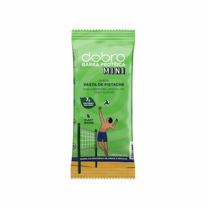 Imagem do produto Barra Proteica Pasta De Pistache Com Chocolate Dobro 25G