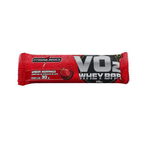 Barra Slim Protein Bar Morango 30 Gramas Integralmédica