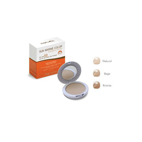 Imagem do produto Base Compacta Biomarine Sun Marine Oilfree Bege Fps52 12G