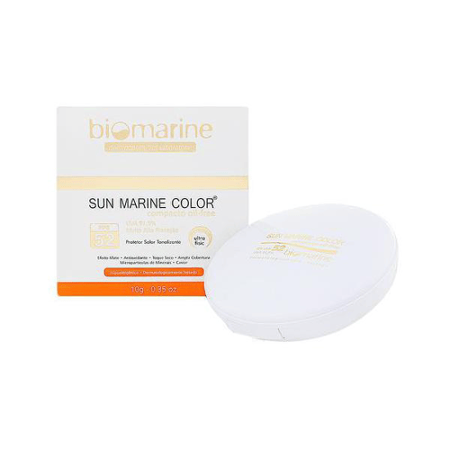 Imagem do produto Base Compacta Biomarine Sun Marine Oilfree Bronze Fps52 12G