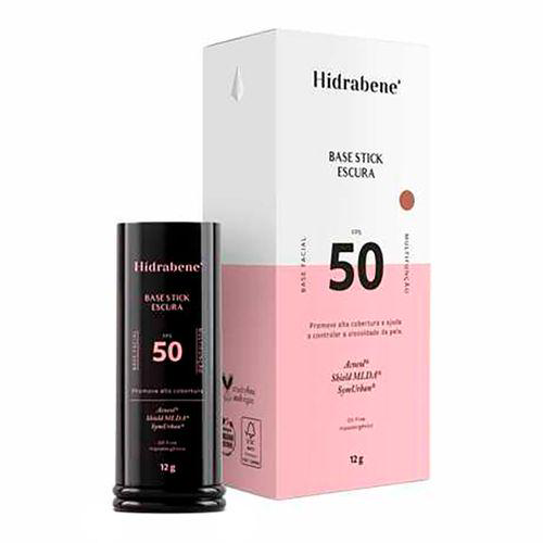Imagem do produto Base Facial Stick Hidrabene Escura Fps 50 Com 12G