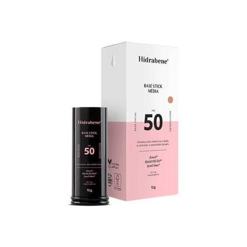 Imagem do produto Base Facial Stick Hidrabene Fps 50 Média Com 12G