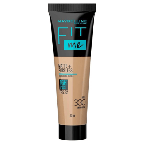 Imagem do produto Base Líquida Maybelline Ny Fit Me Matte Fps 22 Cor 330 30Ml Panvel Farmácias