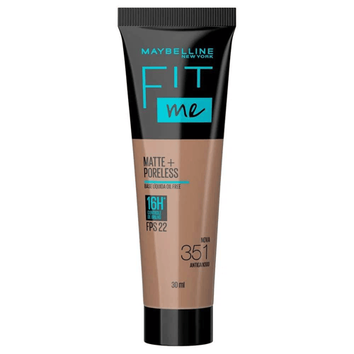 Base Líquida Maybelline Ny Fit Me Matte Fps 22 Cor 351 30Ml Panvel Farmácias