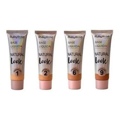 Base Líquida Natural Look Chocolate 6 Ruby Rose Ref 8051