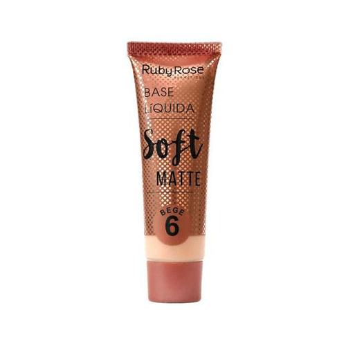 Base Líquida Ruby Rose Soft Matte Bege 6 Hb 8050