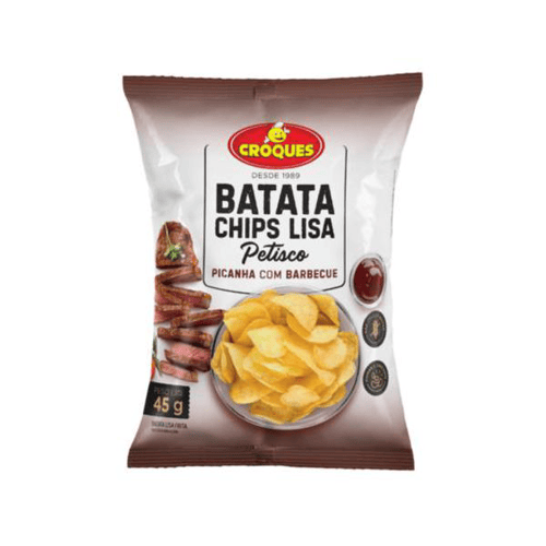 Imagem do produto Batata Chips Lisa Croques Picanha Com Barbecue 45G