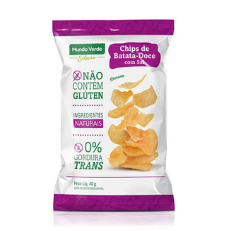 Imagem do produto Batata Doce Chips Com Sal 40G Mv Seleção Mundo Verde Seleção