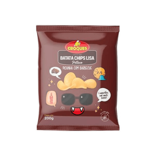 Imagem do produto Batata Petisco Croques Picanha Com Barbecue 200G