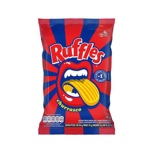 Imagem do produto Batata Ruffles Elma Chips Sabor Churrasco 76G