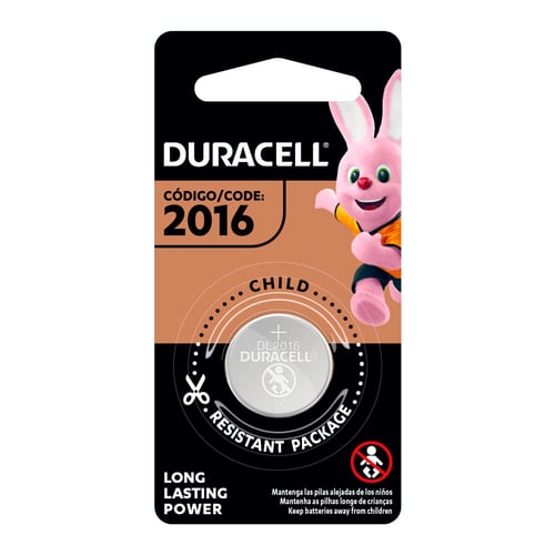 Imagem do produto Bateria Duracell De Lítio 3V Cr2016 Com 1 Unidade