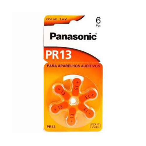 Bateria Panasonic Auditiva Com 06 Unidades Ref: Pr13h