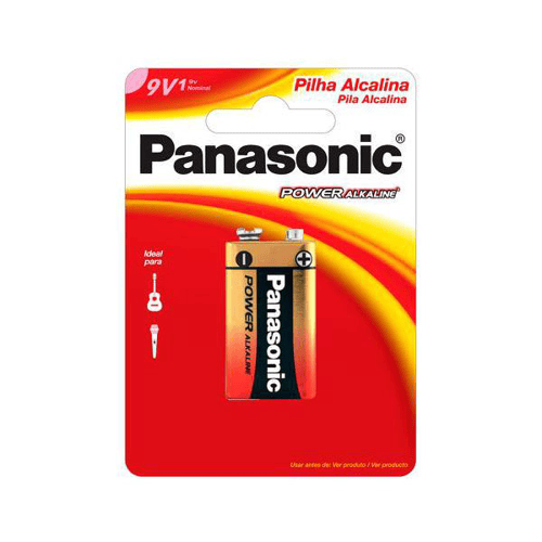 Imagem do produto Bateria Panasonic Power 9V Alcalina Com 1 Unidade