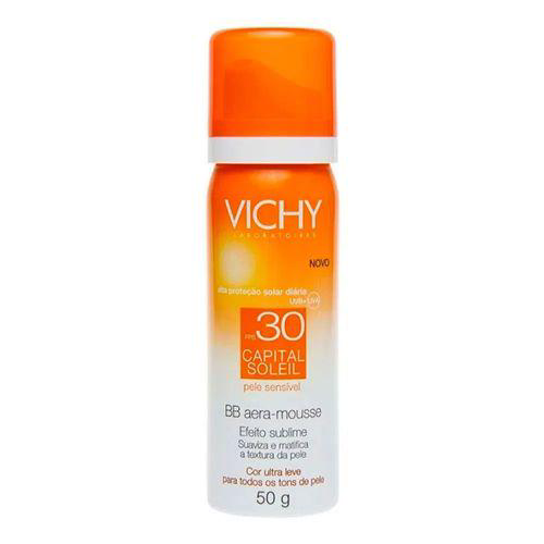 Imagem do produto Bb Aeramousse Vichy Capital Soleil Fps 30 Para Todos Os Tons De Pele 50G Grátis Água Thermal