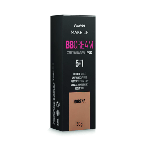 Imagem do produto Bb Cream Panvel Make Up 5 Em 1 Fps30 Morena 30Ml