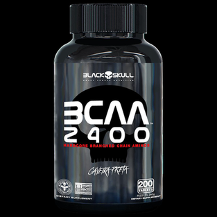 Imagem do produto Bcaa 2400 Aminoácidos 200 Tablets Black Skull