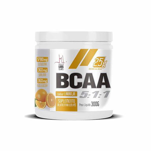 Bcaa Health 5:1:1 Laranja 300Gr Health