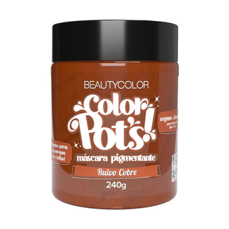Imagem do produto Beautycolor Mascara Pigmentante Color Pot's Ruivo Cobre 240G