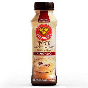Imagem do produto Bebida Láctea 3 Corações Cappuccino Pronto Pingado 260Ml