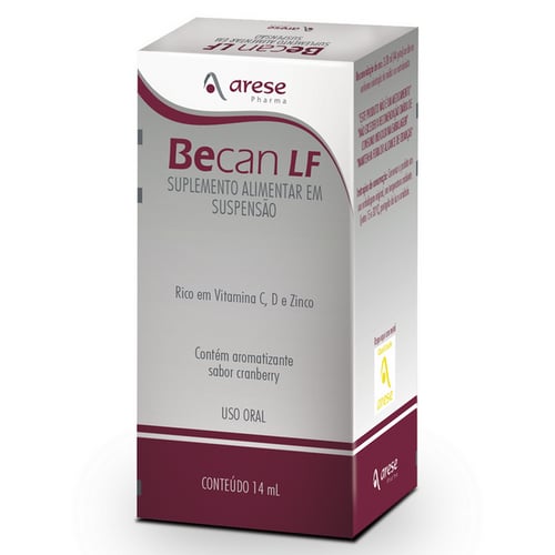 Imagem do produto Becan Lf Suspensão Oral Sabor Cranberry 14Ml