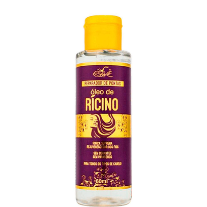 Imagem do produto Belkit Óleo De Rícino Reparador De Pontas Rejuvenescedor Dos Fios 60Ml