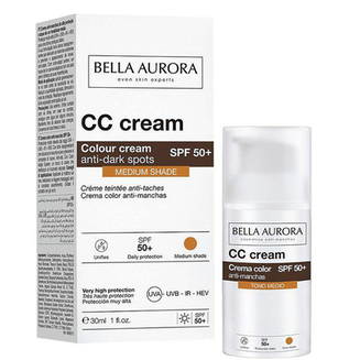 Imagem do produto Bella Aurora Cc Cream Antimanchas Spf 50 Tono Médio 30Ml