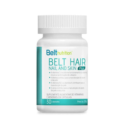 Imagem do produto Belt Hairnail And Skin Plus30 Cápsulas Gelatinosas Belt Nutrition