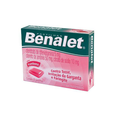 Imagem do produto Benalet - Framboesa 12 Pastilhas