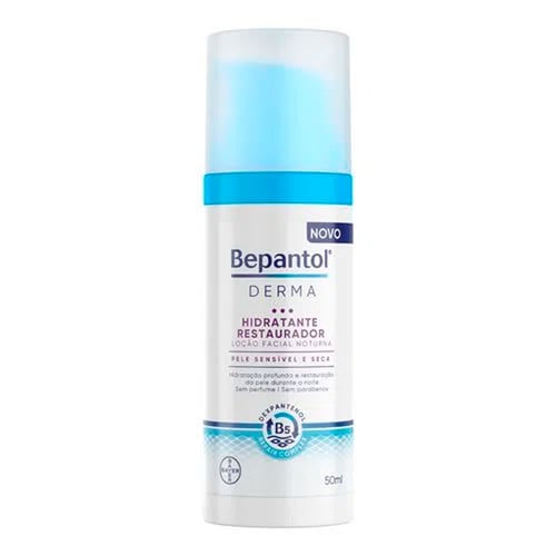 Loção Facial Noturna Bepantol Derma 50Ml