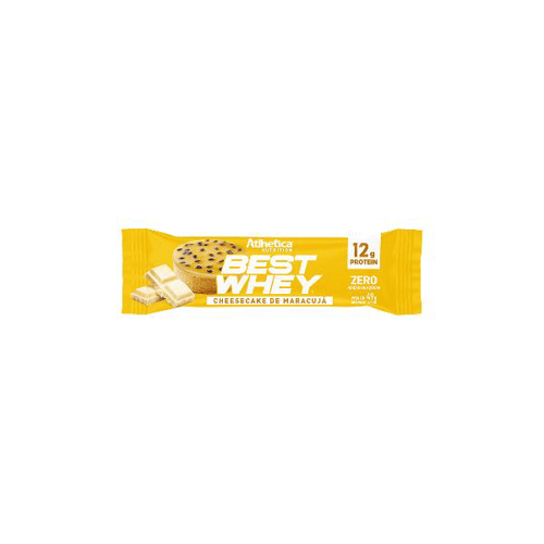 Imagem do produto Best Whey Bar 12G Cheesecake De Maracuja Best Whey Bar 12G Cheesecake De Maracujá 1 Unidade De 49G