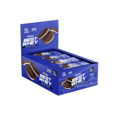 Imagem do produto Best Whey Bar 12G Cookies & Cream Display 12 Unidades De 49G