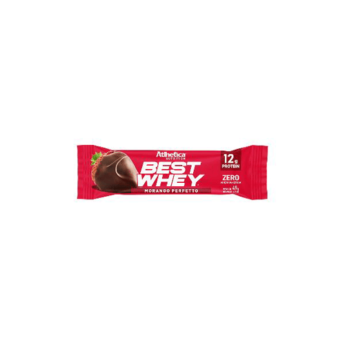 Imagem do produto Best Whey Bar 12G Morango Perfetto 1 Unidade De 49G