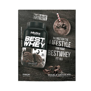 Best Whey Protein Double Chocolate Atlhetica Nutrition