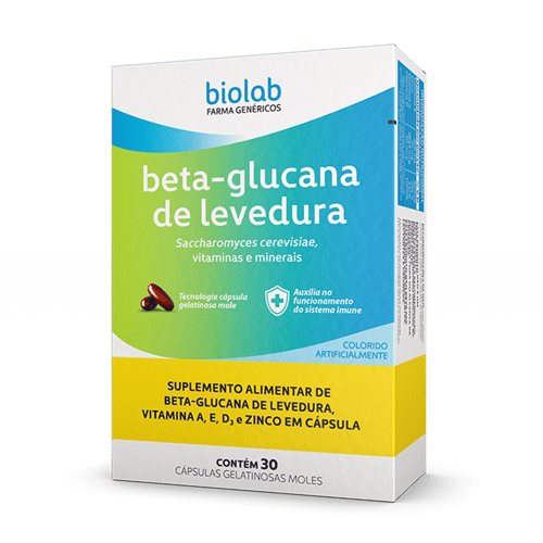 Imagem do produto Beta Glucana De Levedura 30 Capsulas