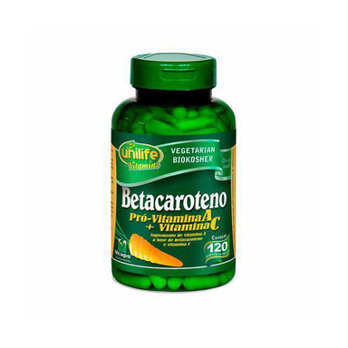 Imagem do produto Betacaroteno Unilife 120 Cápsulas De 500Mg