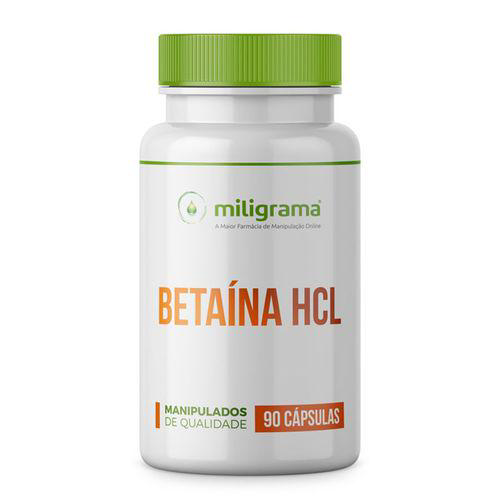 Imagem do produto Betaína Hcl 300Mg 90 Cápsulas