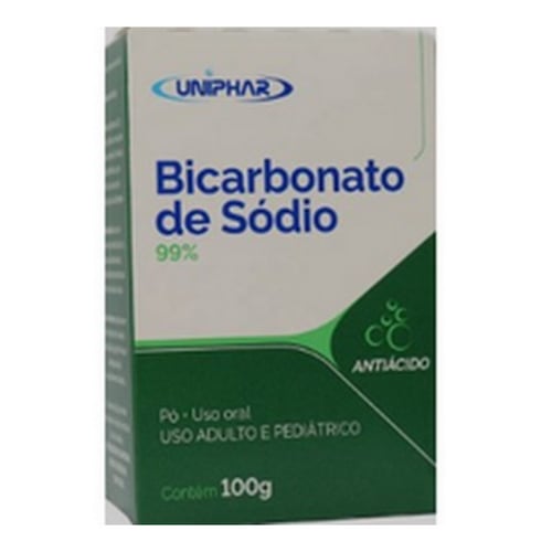 Bicarbonato De Sódio Com 100G Uniphar